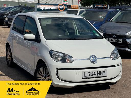 2014 e-up! 18.7kwh e-up! hatchback price: £5,975 year: 2014 (64 reg) mileage: 52,000 engine: electric colour: white doors: 5drs body: hatchback... photo